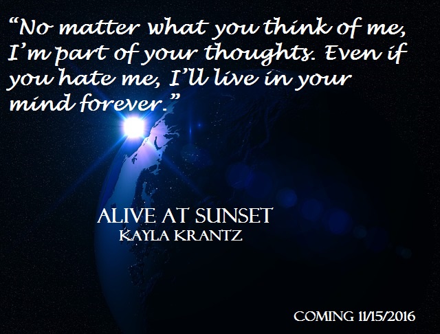 Alive at Sunset Now Available for Pre-Order!